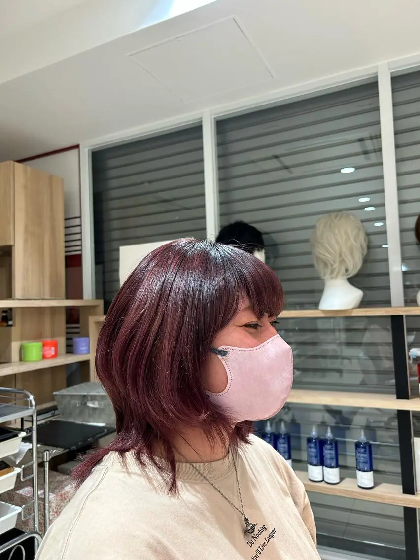 ミディアム カラー 銀座シロー　村山 レツのヘアスタイル
