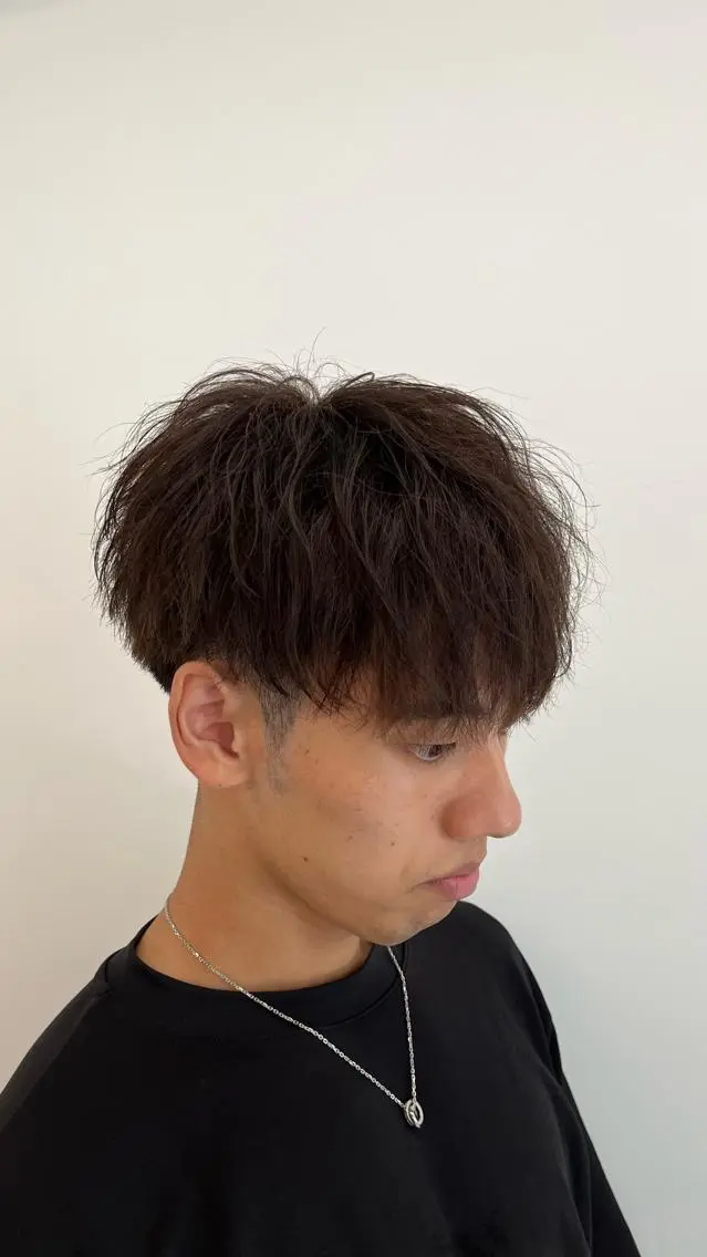 ショート パーマ メンズ 🏆メンズヘア特化 🥇代表りんぺーのヘアスタイル