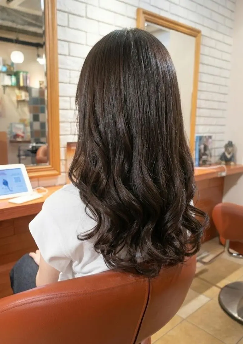 ロング カット ヘアカラー トリートメント ヘッドスパ flencia 丸 和博|カットのヘアスタイル