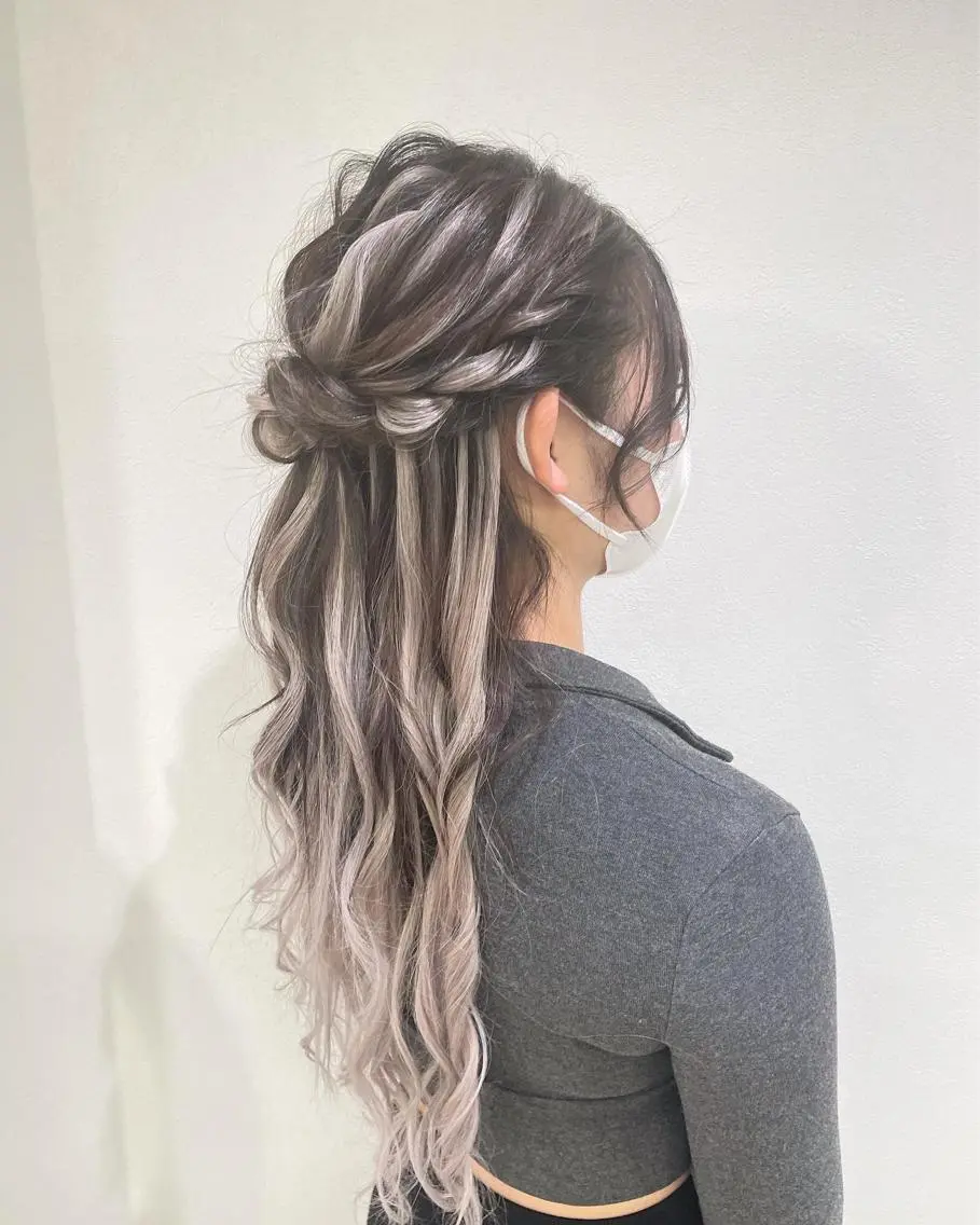 ヘアアレンジ ハーフアップ 結婚式・ブライダル ヘアセット このみ/髪質改善 /ヘアアレンジ🫧のヘアスタイル