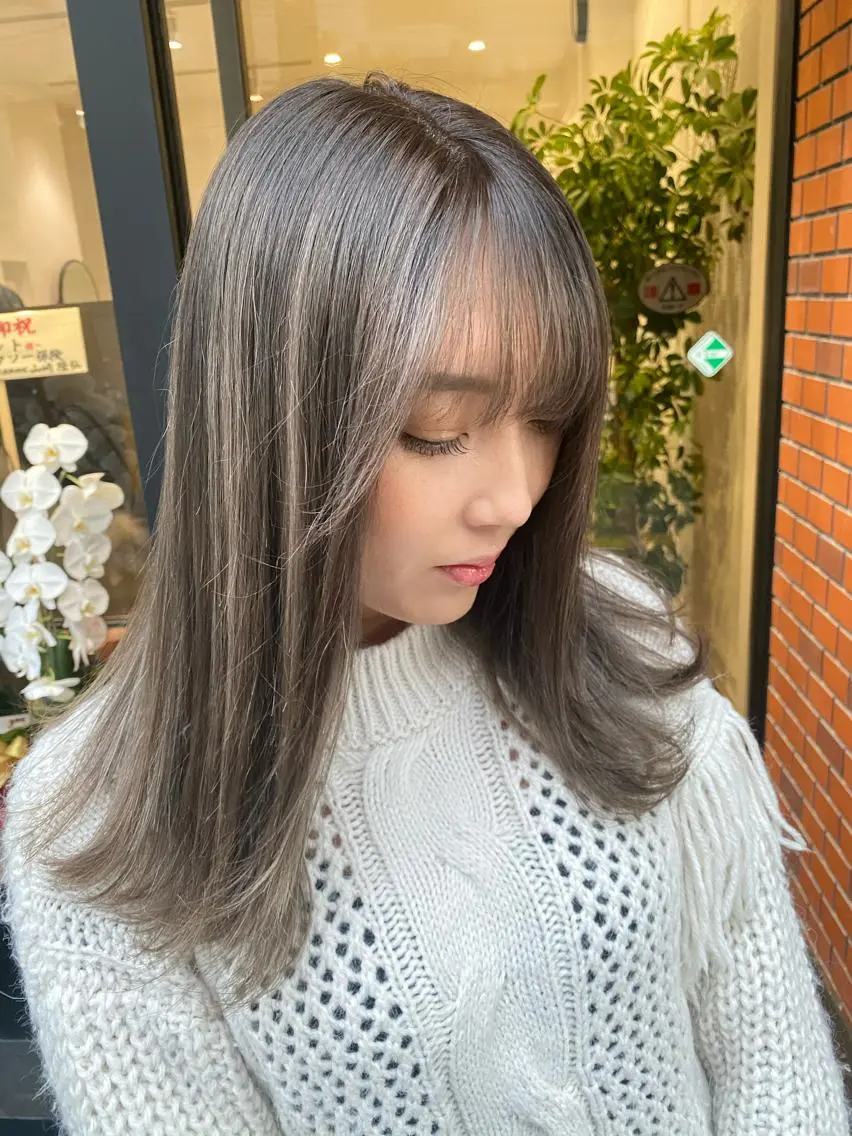 セミロング ヘアカラー トリートメント トップスタイリスト/ アユミのヘアスタイル