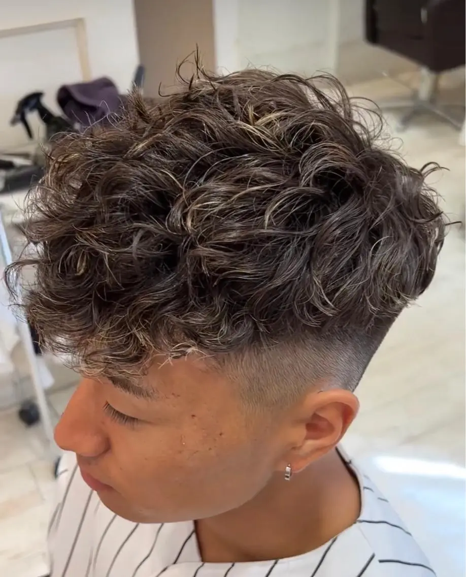 ショート パーマ メンズ 💈men's💈 satoru中目黒のヘアスタイル