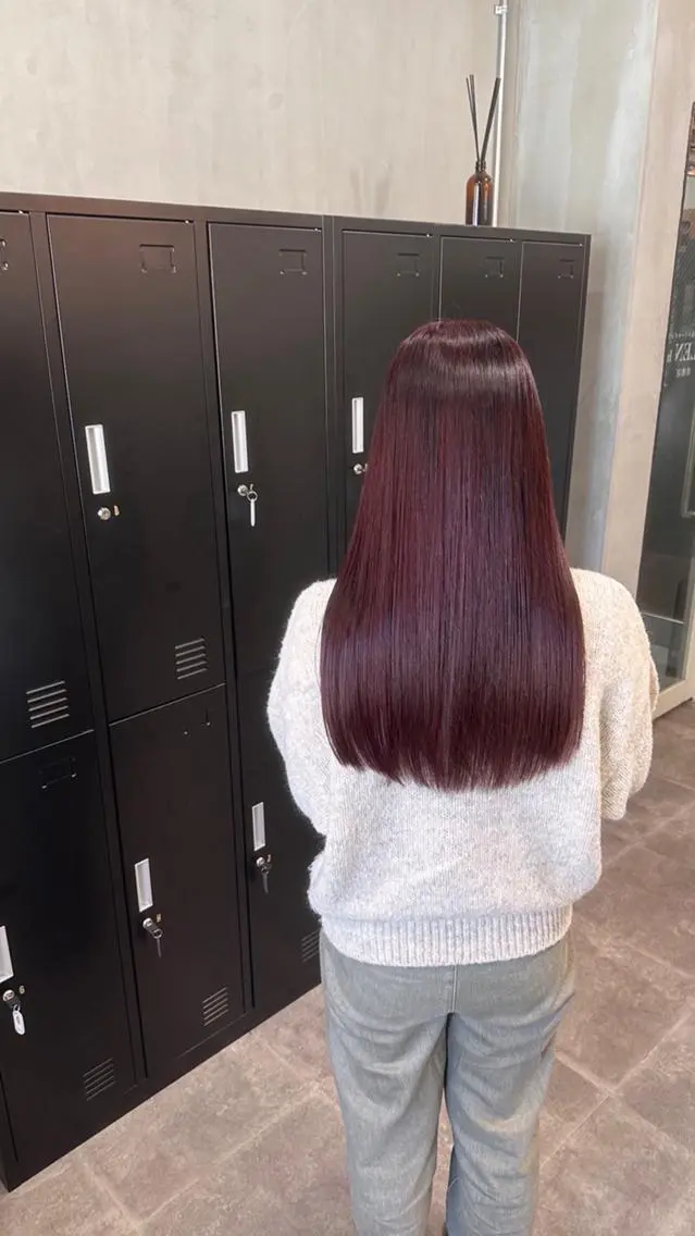 セミロング カット ヘアカラー トリートメント ALLEN hair 京橋店のヘアスタイル