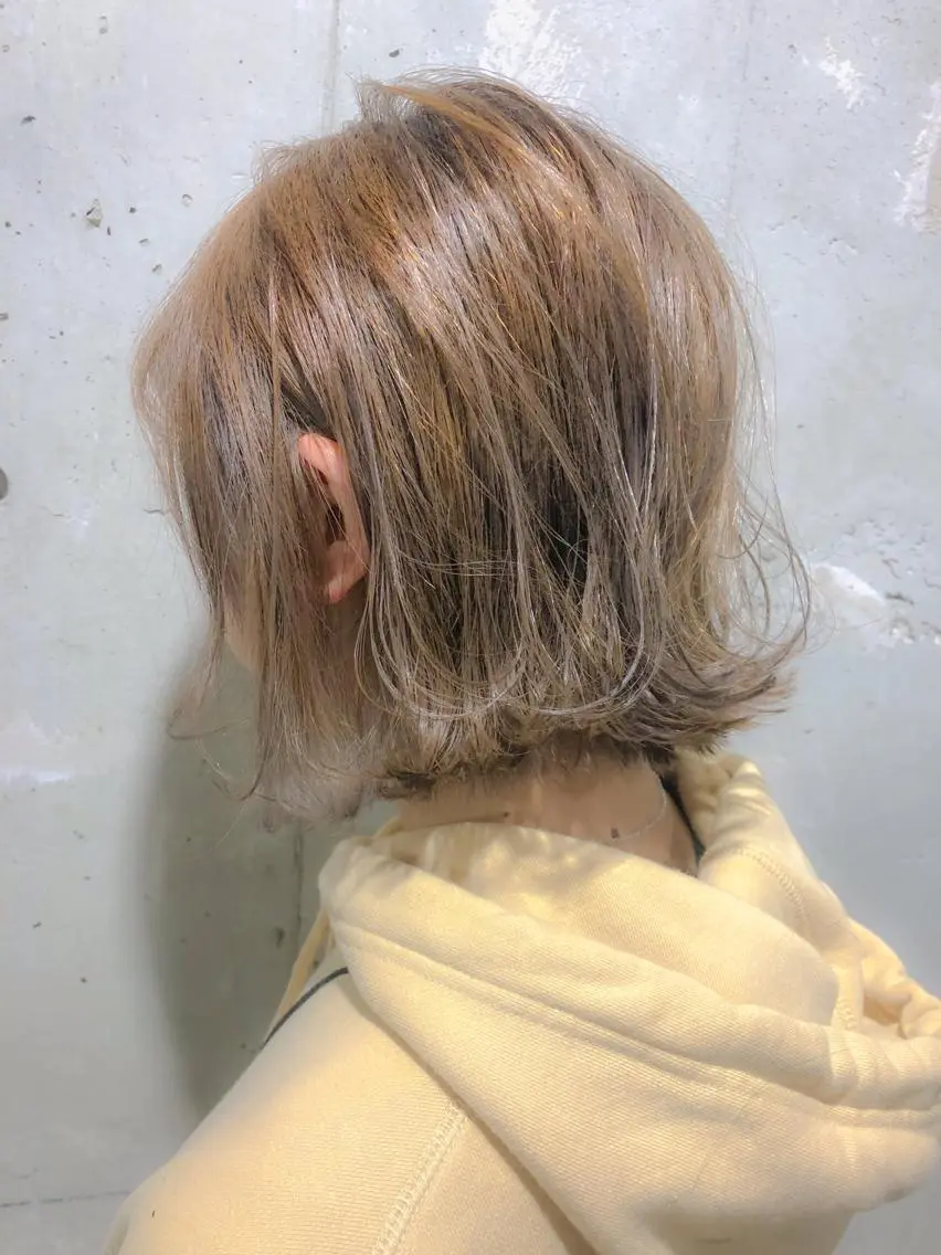 ミディアム カラー ヘアアレンジ kenta GATTACAのヘアスタイル