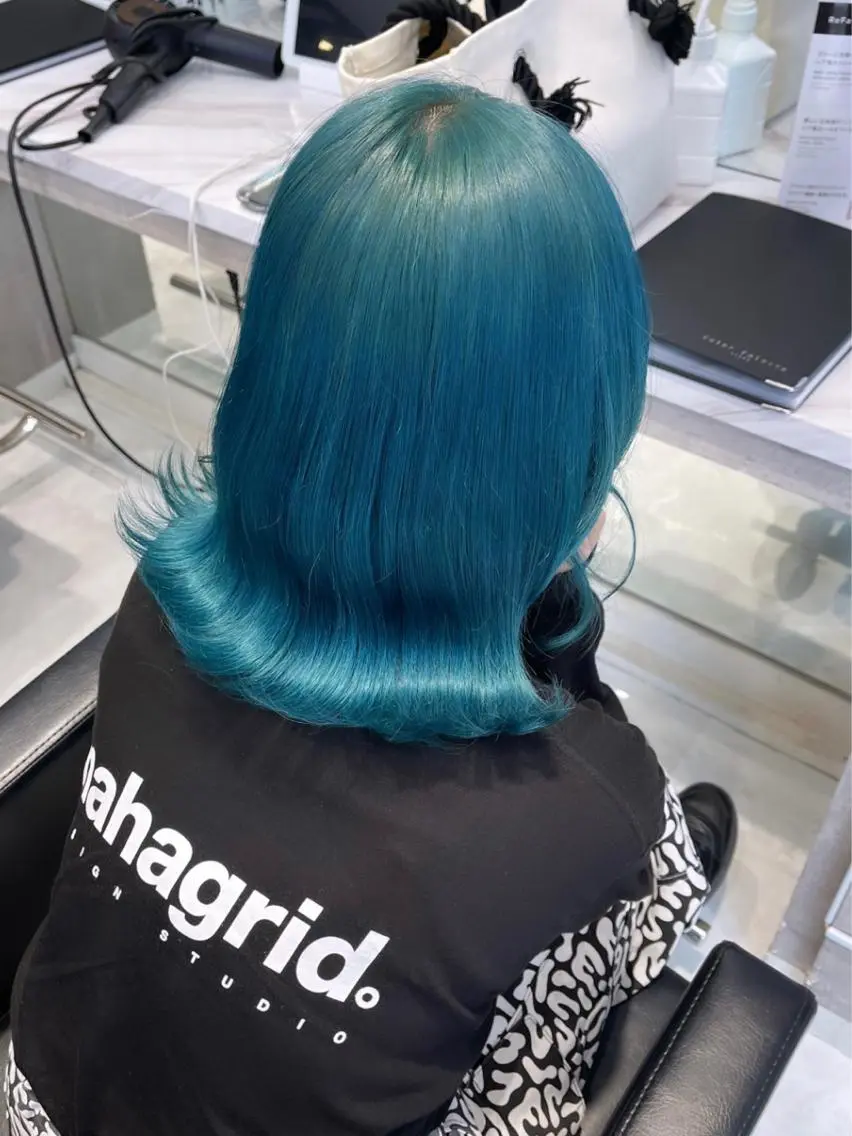 ミディアム カラー パーマ ヘアアレンジ メンズ キッズ ネイル マツエク・マツパ アイブロウ レイヤー/ダブル カラー/YURINAのヘアスタイル
