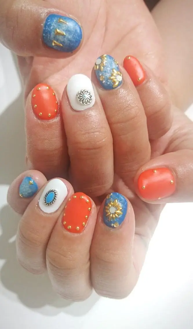 ネイル ハンドネイル nijiiro🌈 サトウのネイルデザイン