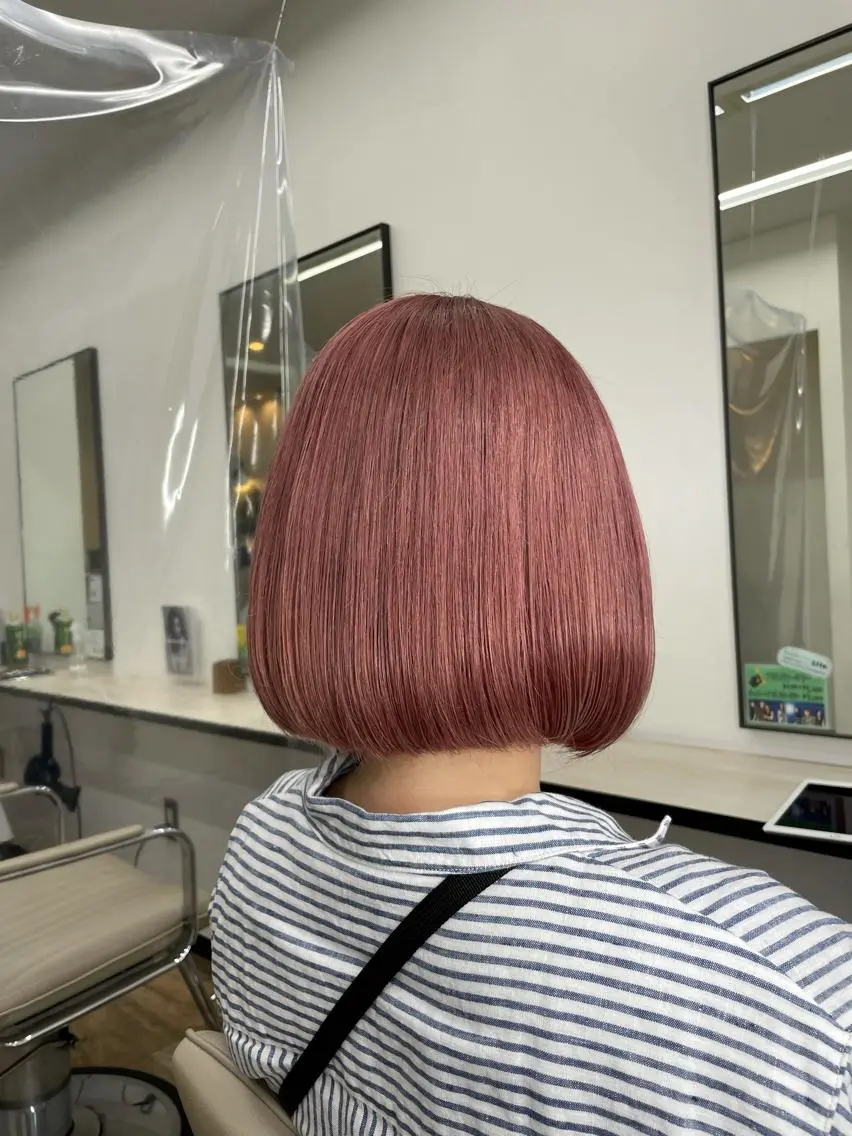 ミディアム カット ヘアカラー トリートメント ヘッドスパ 栄/久屋大通り/韓国 /透明感/横山🩵のヘアスタイル