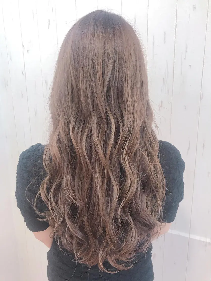 ロング カラー ヘアカラー トリートメント 髪質改善【due hair】砂川 翔のヘアスタイル