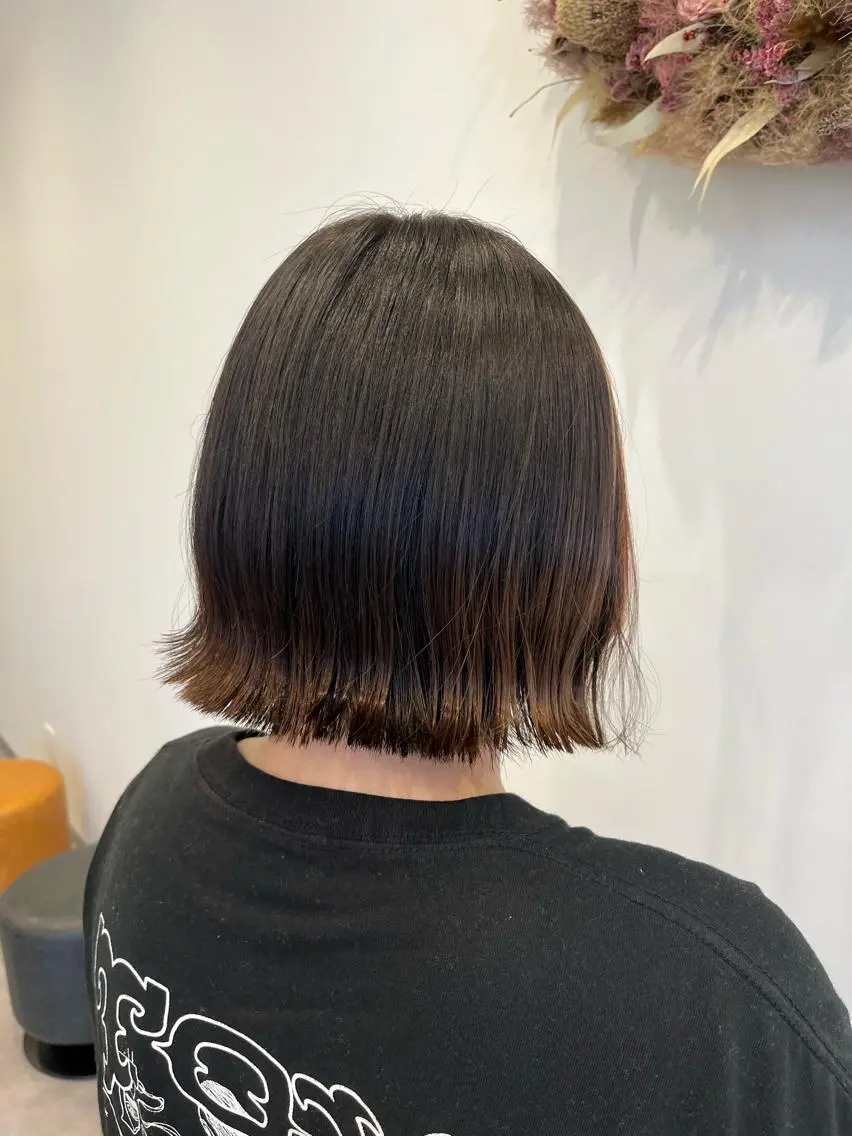 ミディアム ボブ 齋藤 智佳のヘアスタイル