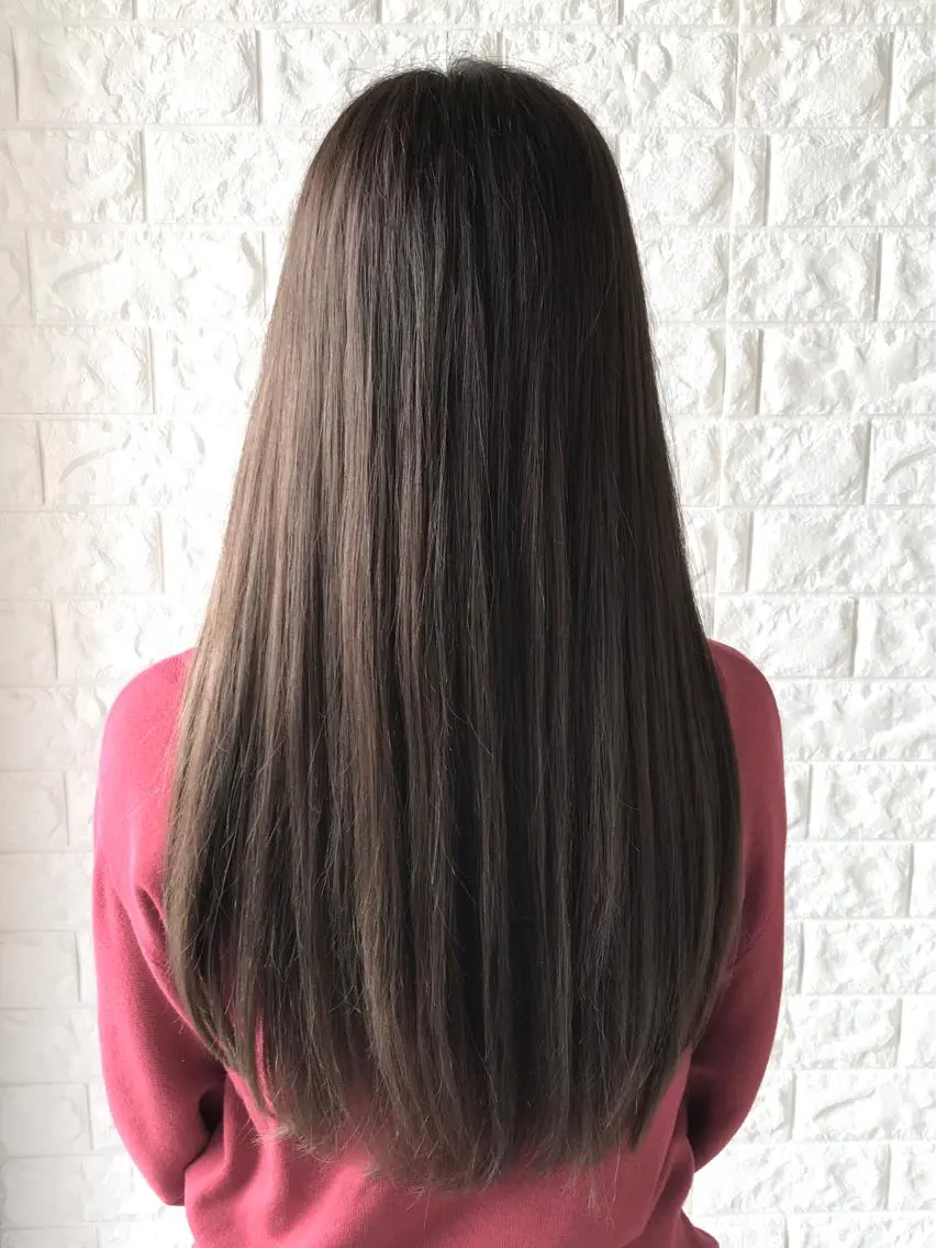ロング カラー 透明感カラー ハイライトカラー イルミナカラー ハイライト 髪質改善縮毛矯正 美容師✂️山崎竜二のヘアスタイル
