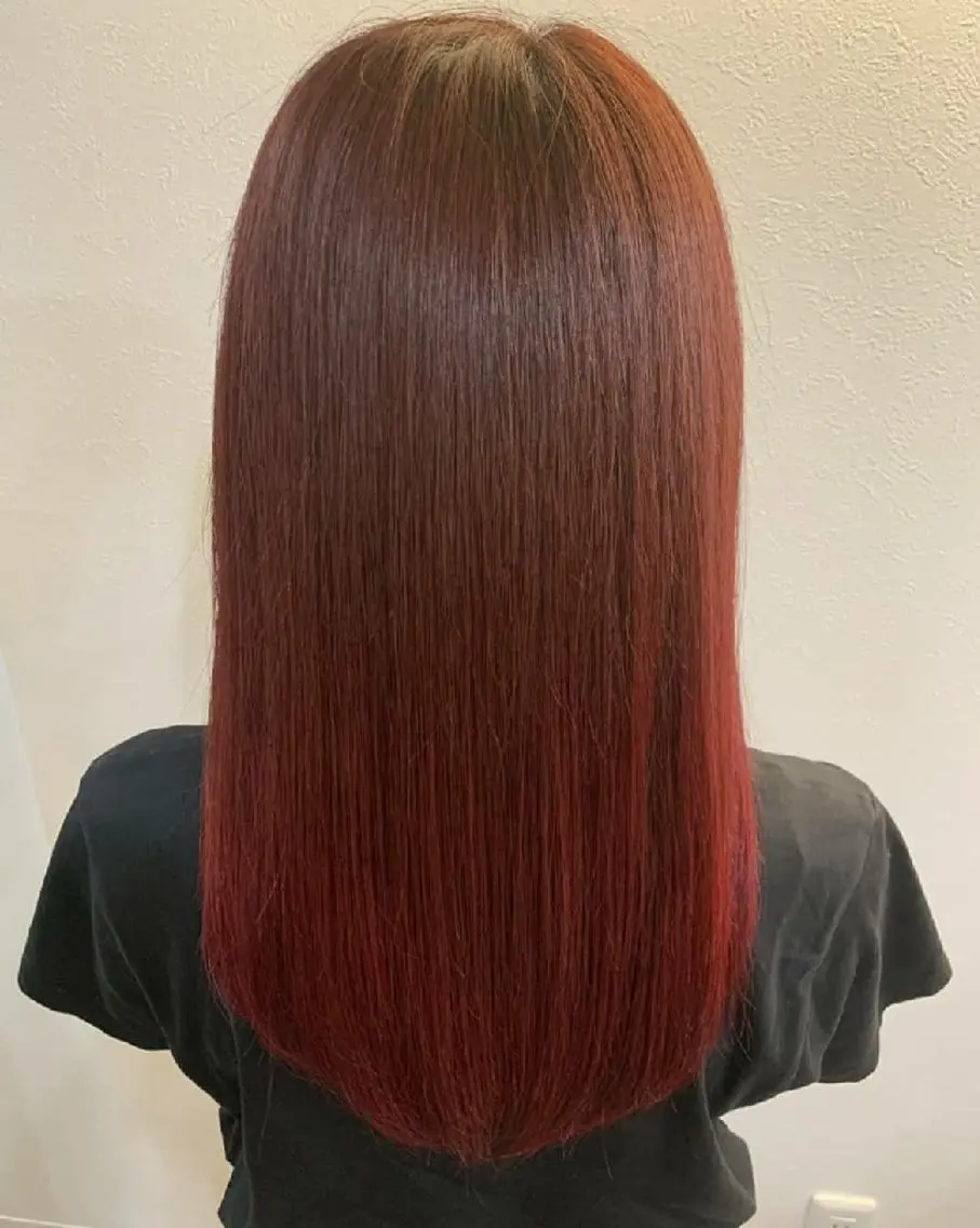 ロング カラー ブリーチ 髪質改善 Stirmaison RYUSEIのヘアスタイル