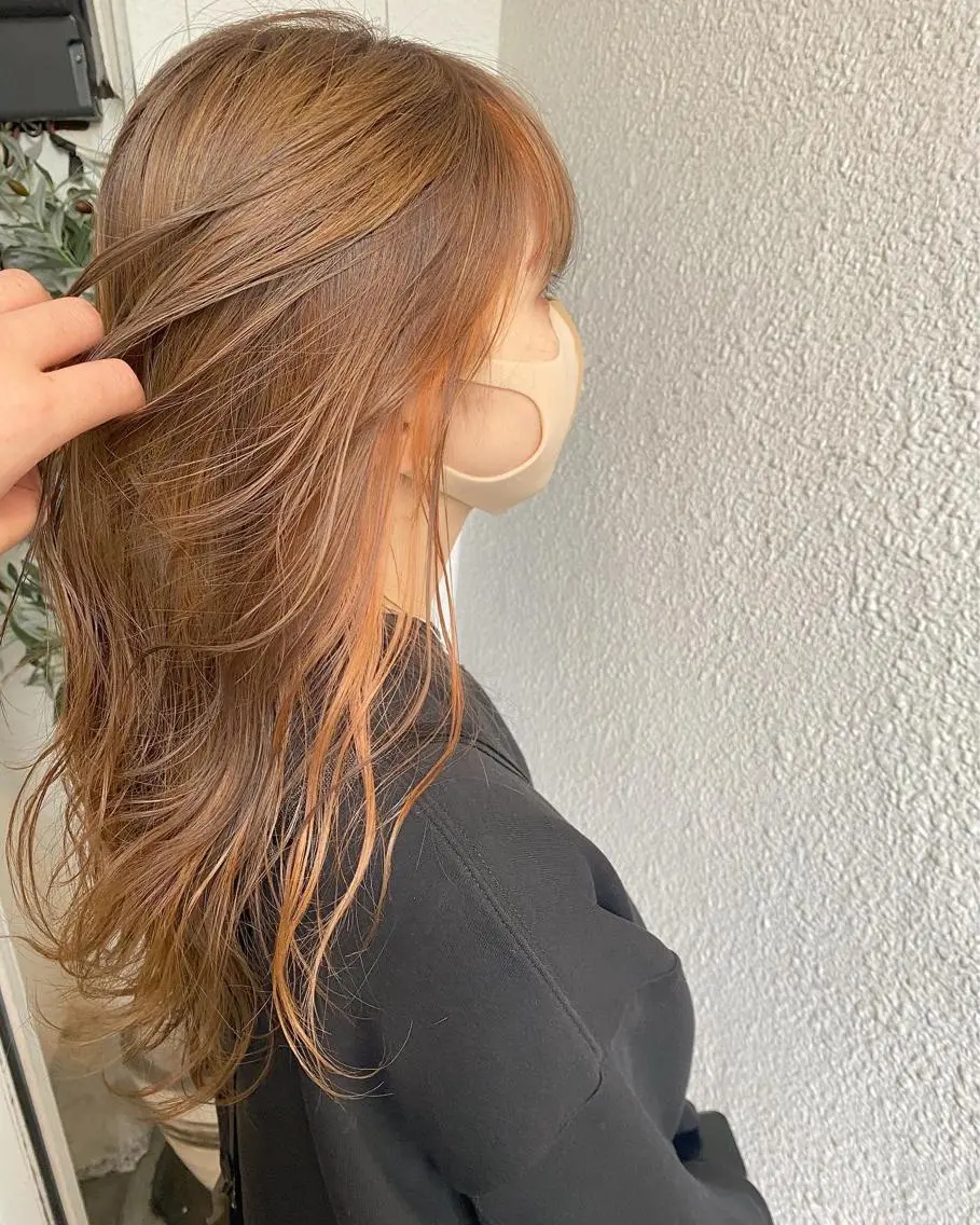 ロング ヘアカラー トリートメント 小顔ショート/ボブ/ 川口京佑のヘアスタイル
