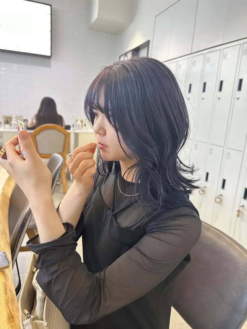 セミロング ヘアカラー トリートメント 韓国ヘアメンズ・レデ ィース特化ミクのヘアスタイル