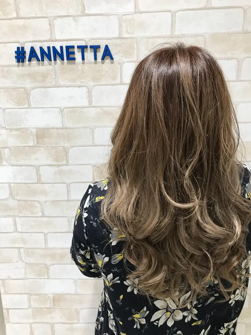 ロング カラー ケンジアネッタ Men'sのヘアスタイル