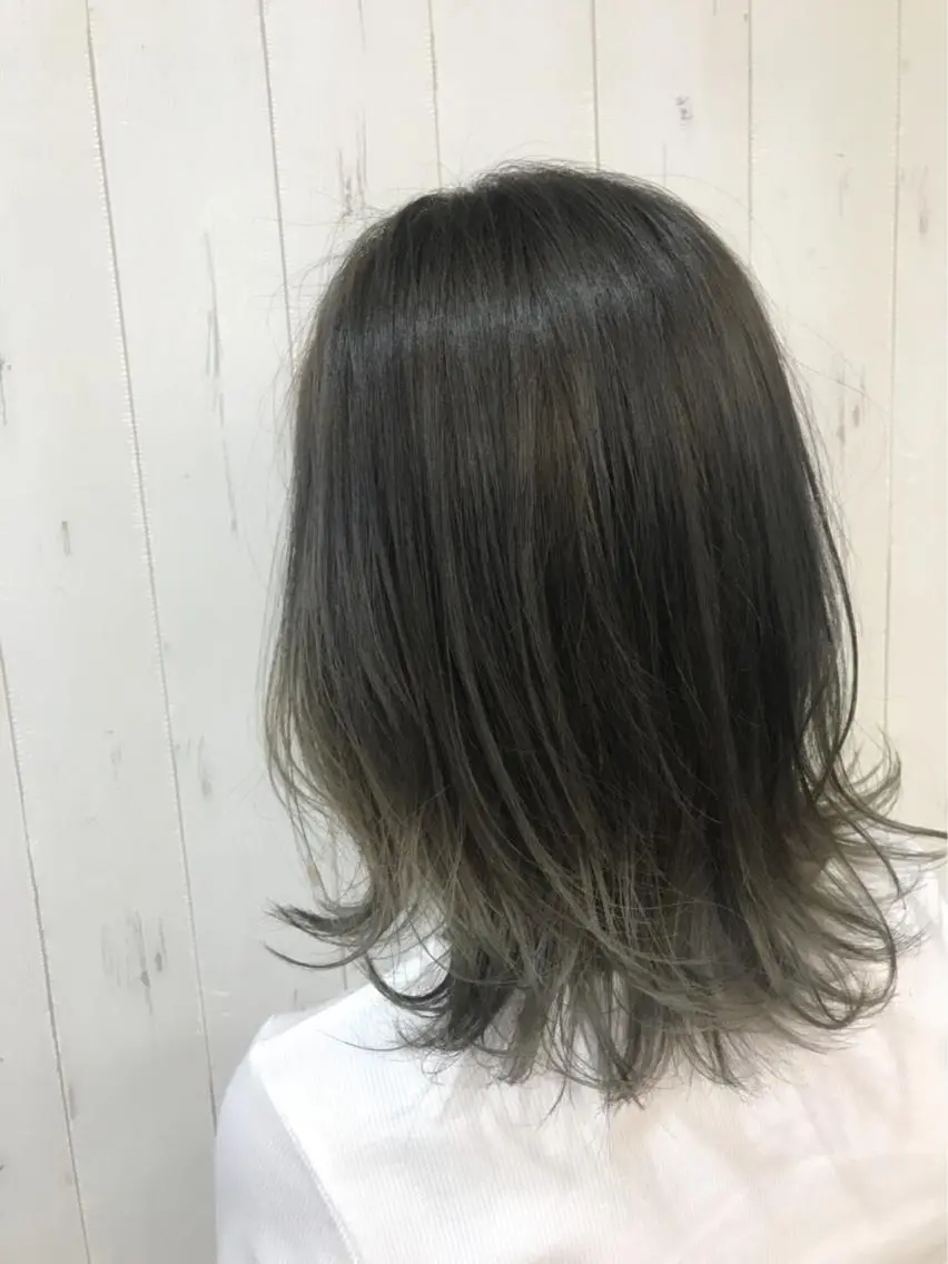 ミディアム パーマ ヘアアレンジ キッズ ネイル マツエク・マツパ M字・前髪割れ 改善メンズ特化/栢沼のヘアスタイル