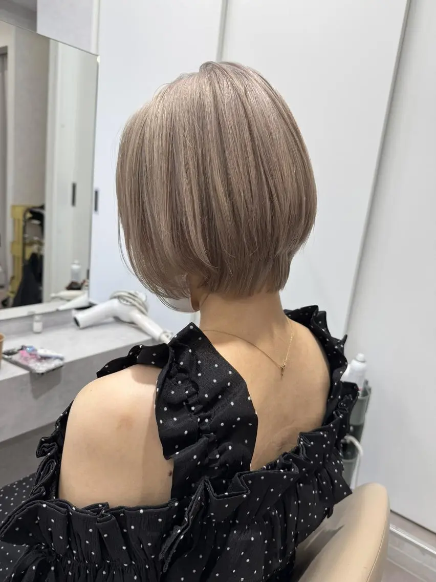 ショート カラー ショートヘア 🌼ベージュ/暖色 🌼すずのヘアスタイル