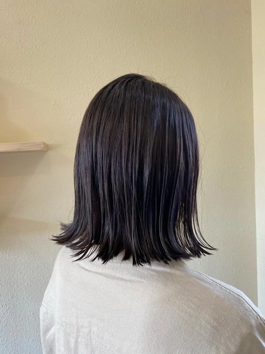 ミディアム カラー 中川 茜里のヘアスタイル