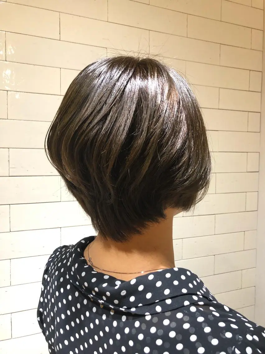 ショート カラー ヘアアレンジ レイヤー×ヘッドスパ *保田遥*のヘアスタイル