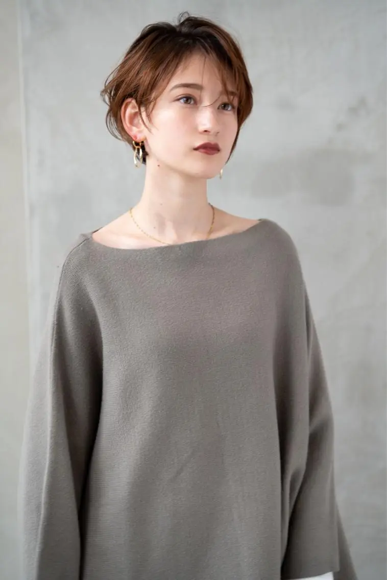 ショート カラー カット ヘアカラー トリートメント 🉐レイヤー/塩見 弘樹🉐渋谷のヘアスタイル