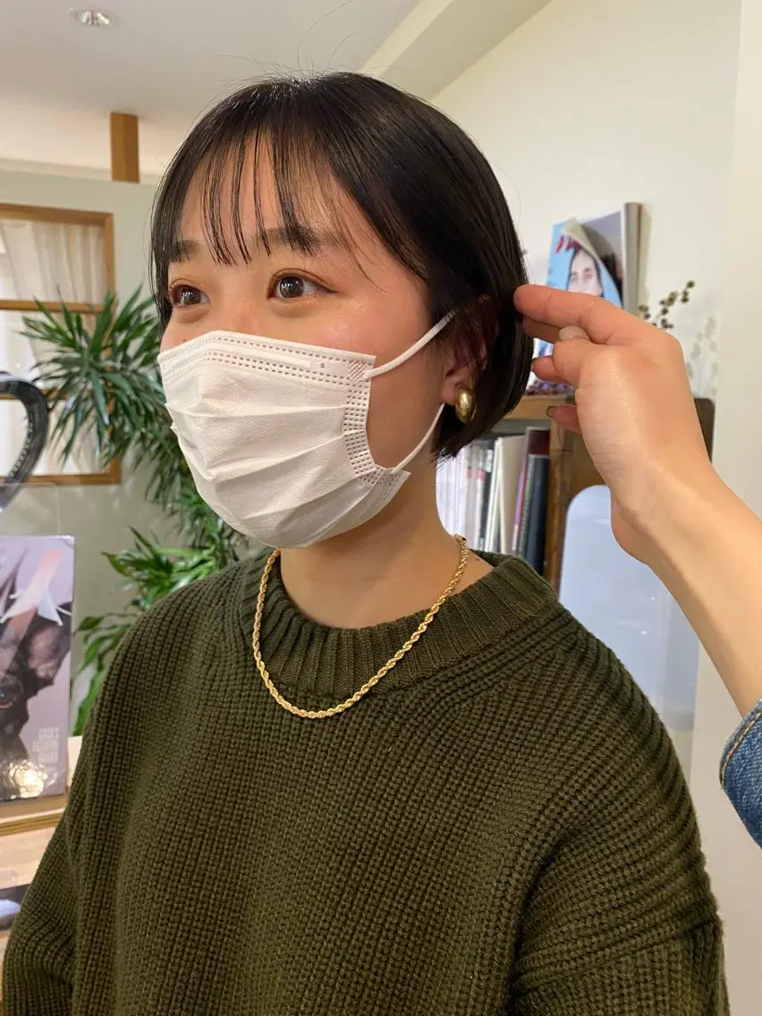 ショート カラー ヘアアレンジ ショートボブ ボブ ショートヘア レイヤー🌟艶カラー 🕊まやのヘアスタイル
