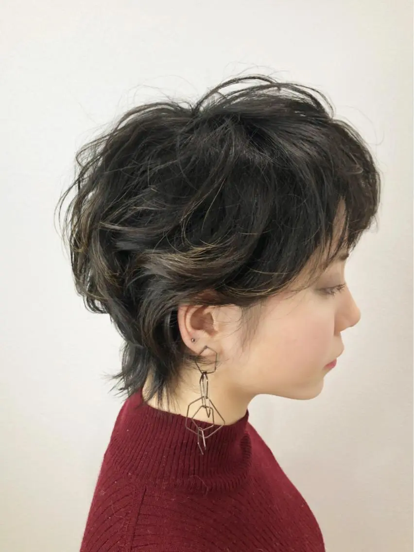 ショート カラー ショートボブ ハンサムショート ボブ ショートヘア 小顔カット ヘアカラー トリートメント ヘッドスパ 上田 篤史のヘアスタイル