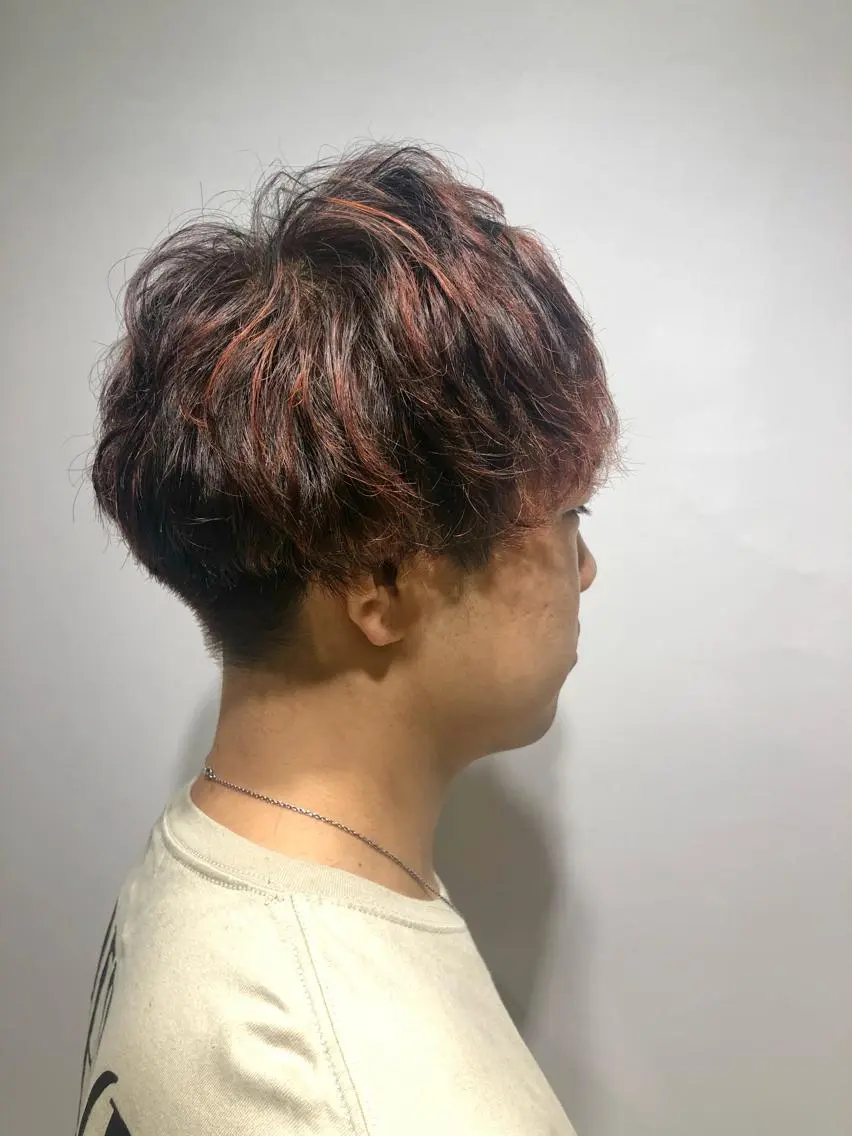 カラー パーマ メンズ 中野 竜介のヘアスタイル