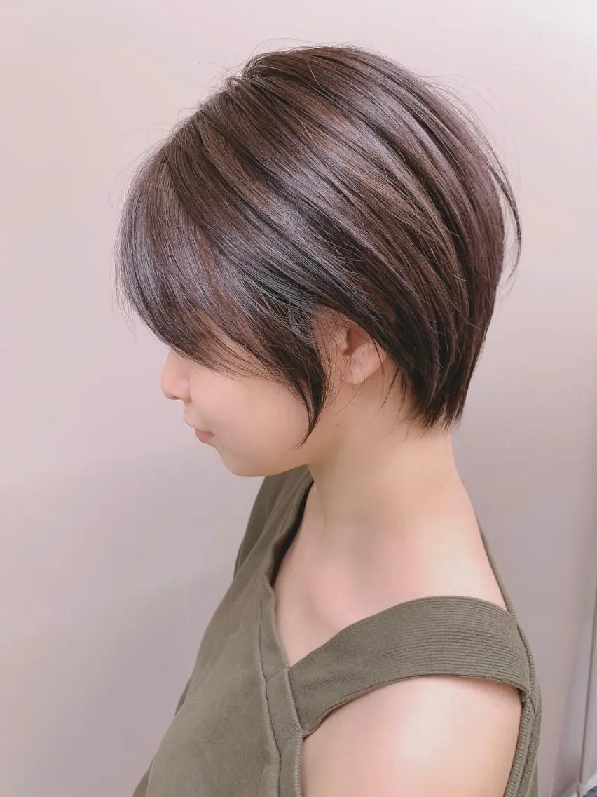 ショート カット ヘアカラー 🇰🇷韓国ヘア特化 ヒロキ🇰🇷のヘアスタイル