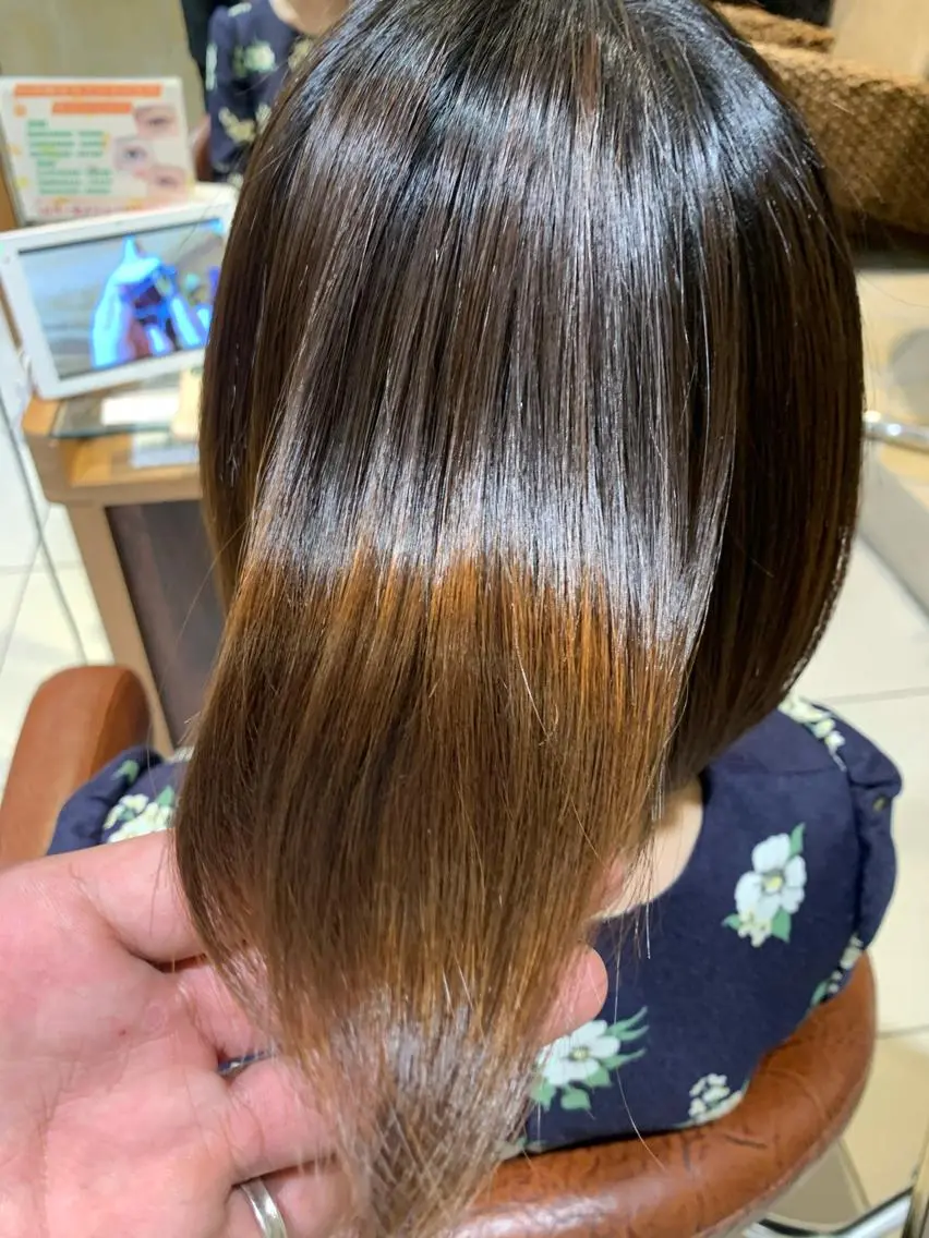 ミディアム 新宿メンズパーマ特化 メンズバレイヤージュのヘアスタイル