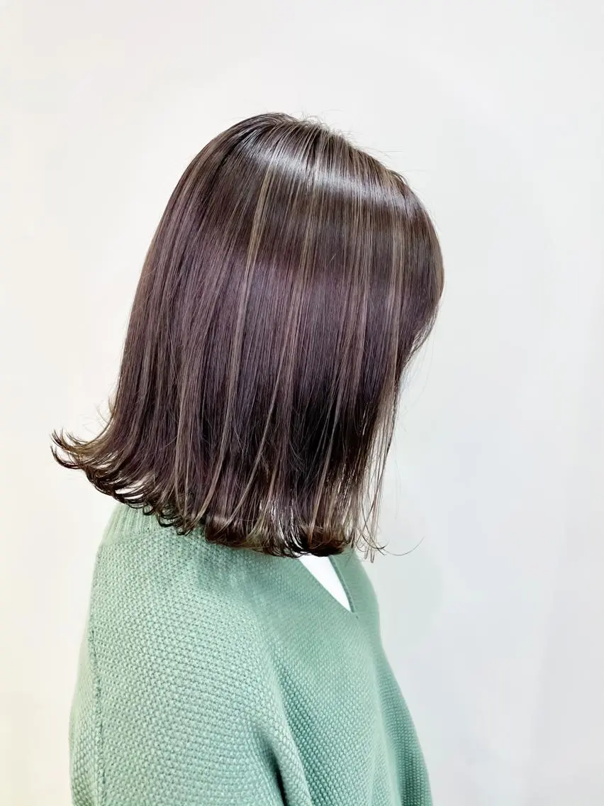 カラー ミディアム 透明感カラー/ 髪質改善/サクラ🌸のヘアスタイル