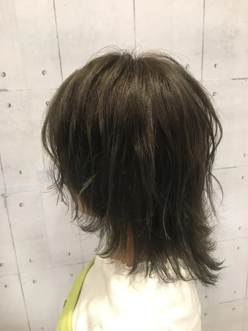 ミディアム パーマ カット 韓・中華美女ヘア 🇰🇷×🇨🇳のヘアスタイル