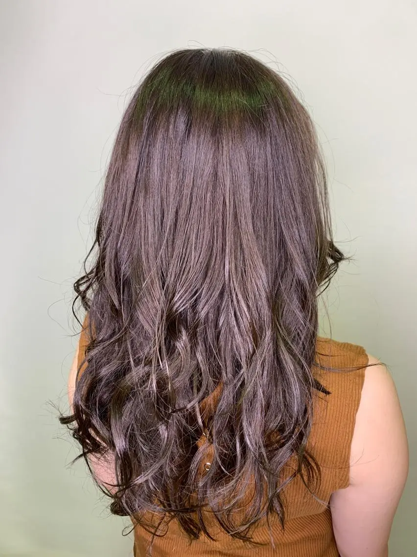 ロング カラー ヘアアレンジ 今村 愛美のヘアスタイル