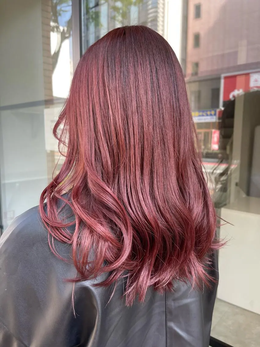 セミロング ヘアカラー 園田 渉 ◤SHIKIO◢のヘアスタイル