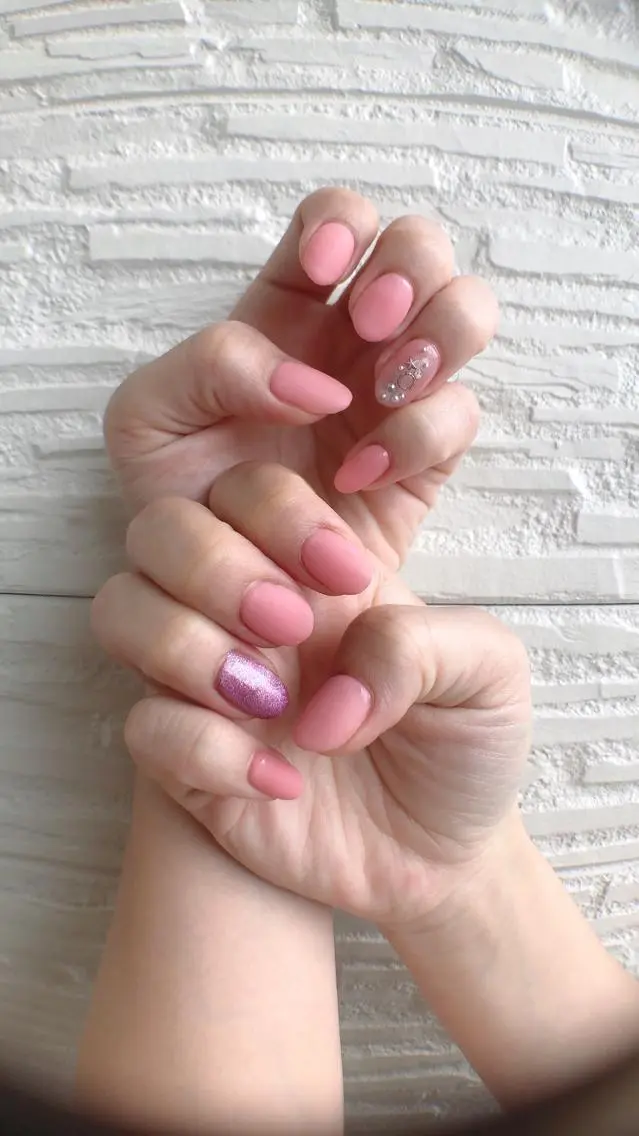 ネイル ジェルネイル マットネイル Nail ビ爪のネイルデザイン