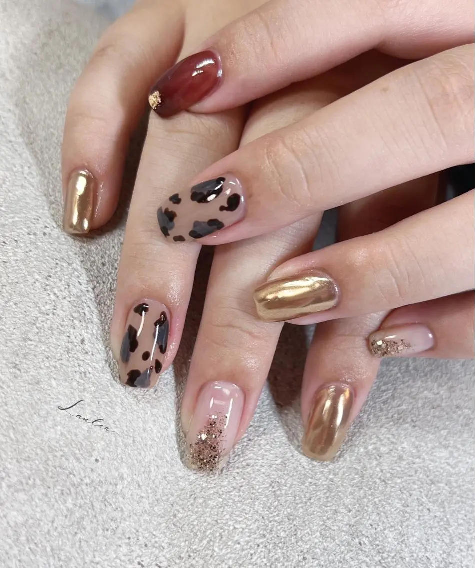 ネイル フットネイル 韓国ネイル ハンドネイル nail salon Lauleaのネイルデザイン