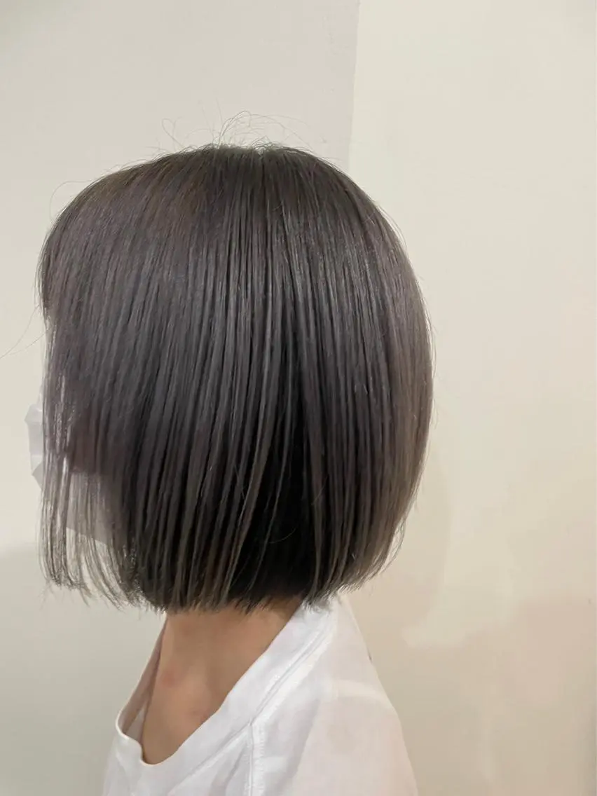 ショート カラー ヘアカラー トリートメント 【透明感カラー】💠 TETSUのヘアスタイル