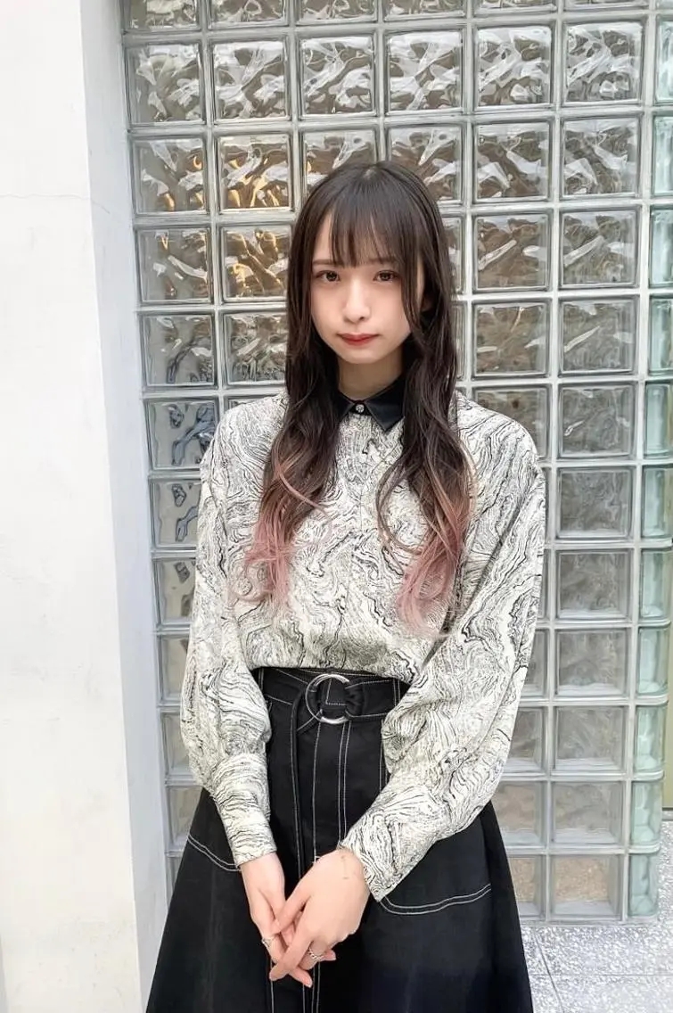 ロング カラー デザインカラー ボブ　ショート 特化 迫田紘史のヘアスタイル