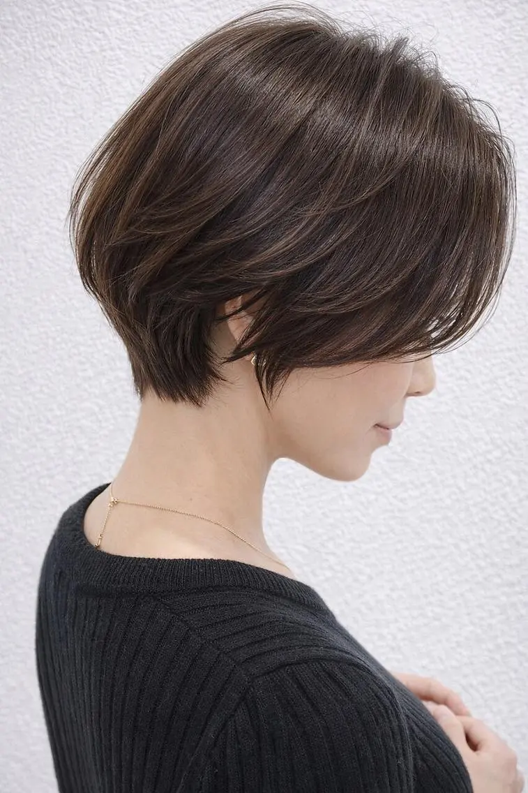 ショート 竹内 りなのヘアスタイル
