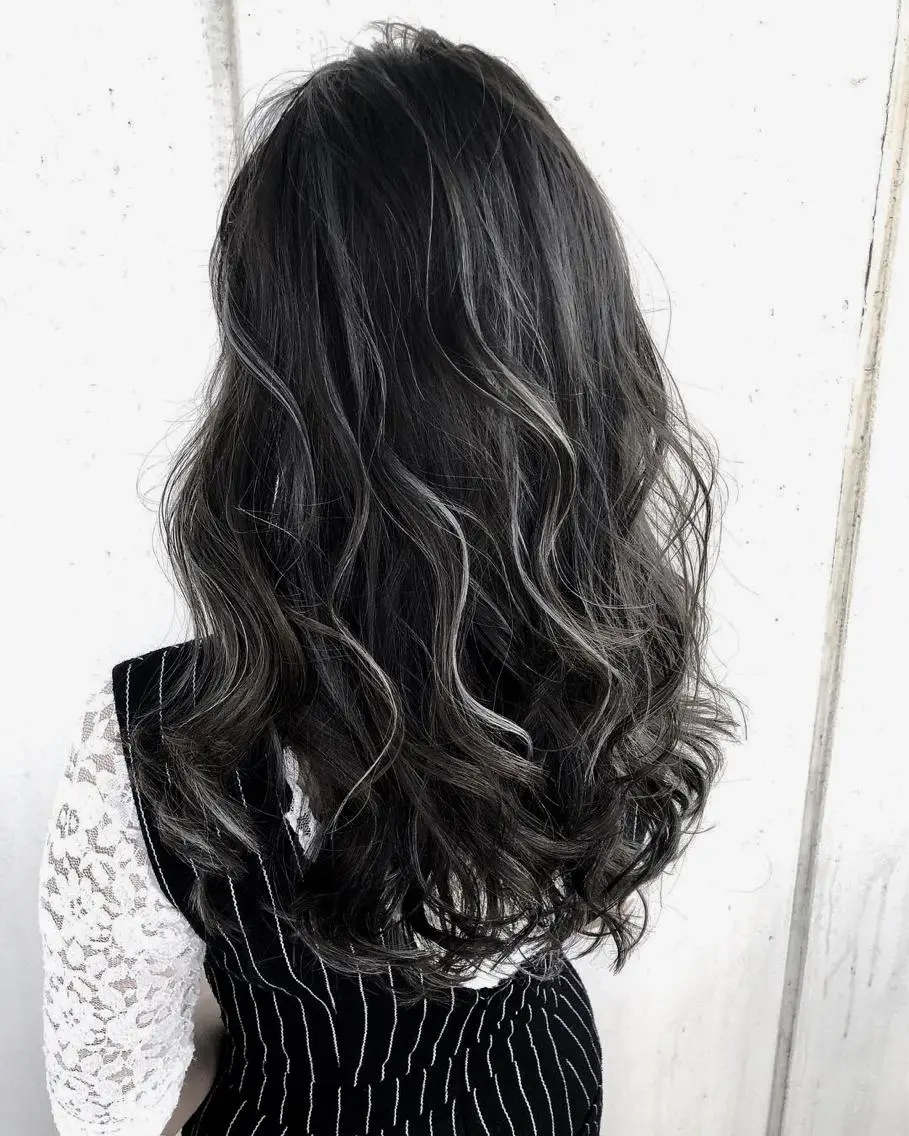 セミロング カラー ハイライトカラー ハイライト 中塚 義人のヘアスタイル
