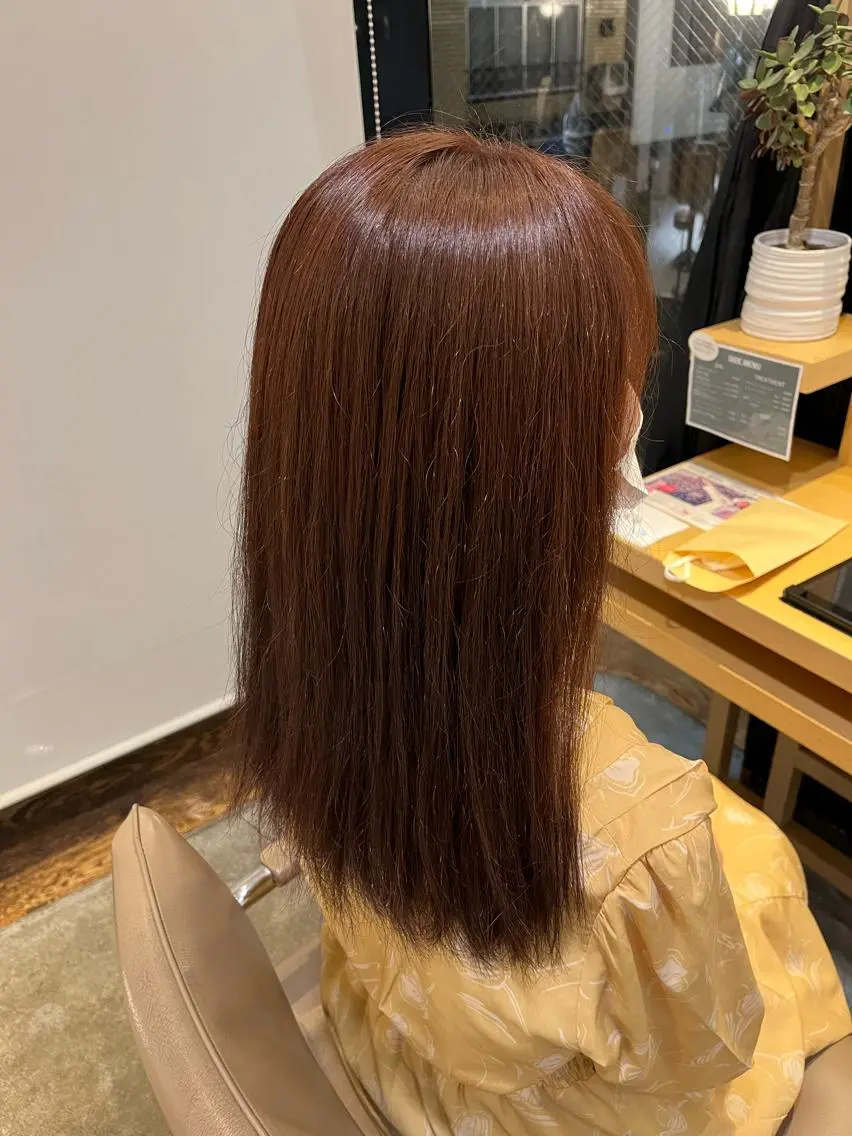 ミディアム カラー いだ ひかるのヘアスタイル