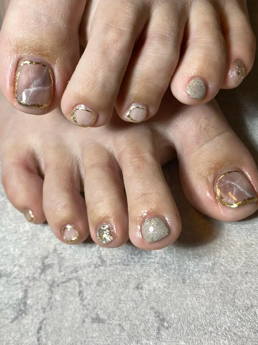 ネイル フットネイル LIll nailのネイルデザイン