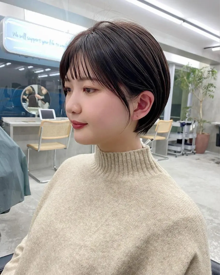 ショート ショートヘア カット トリートメント 👑ボブはお任せ ミヤノ👑のヘアスタイル