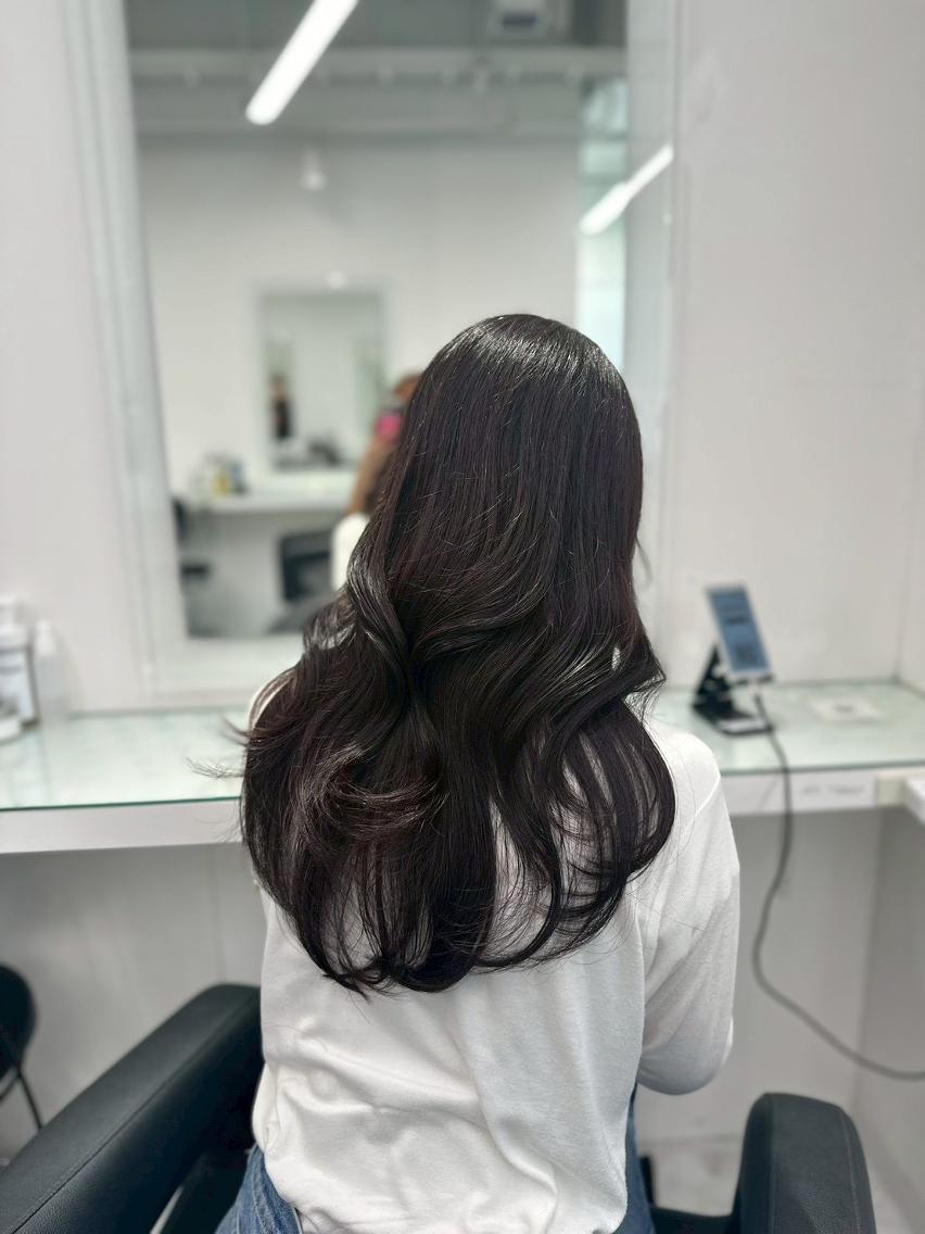 カラー ヘアカラー ヘッドスパ ヘアセット 韓国風小顔カット🫧 トレンドスタイルのヘアスタイル