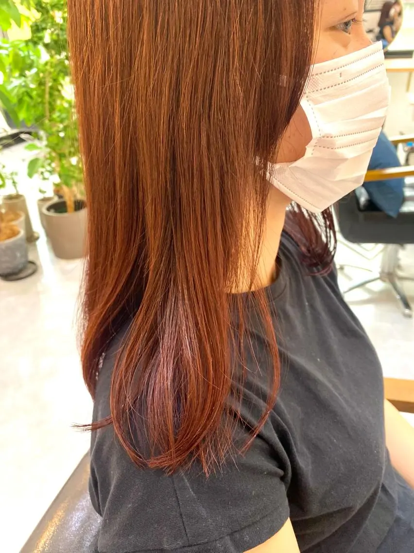 ロング カラー イルミナカラー ロング トリートメント CARICIA🌱 masaeのヘアスタイル