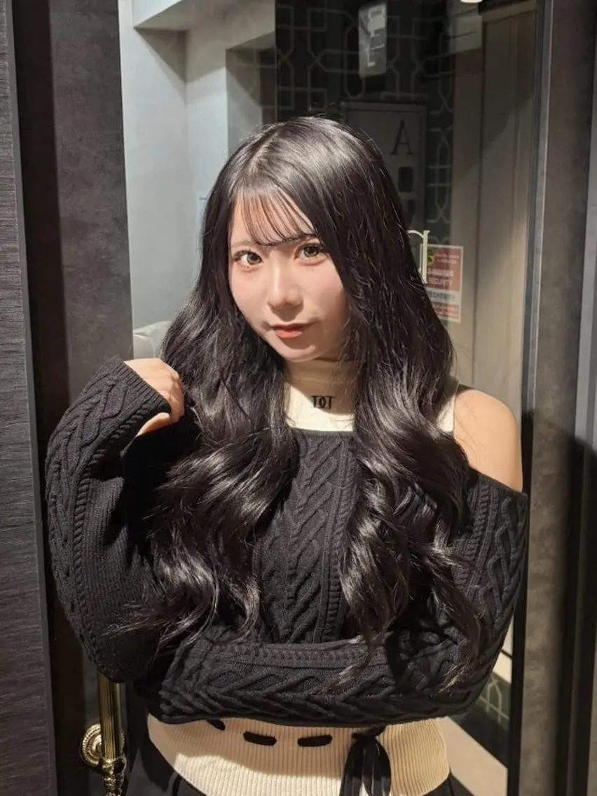 ロング エクステ Reflet 新宿/プルエクステのヘアスタイル