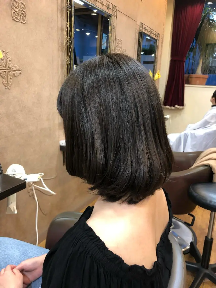 ミディアム カット ヘアカラー トリートメント Kojima 髪質改善ケアサロン*のヘアスタイル