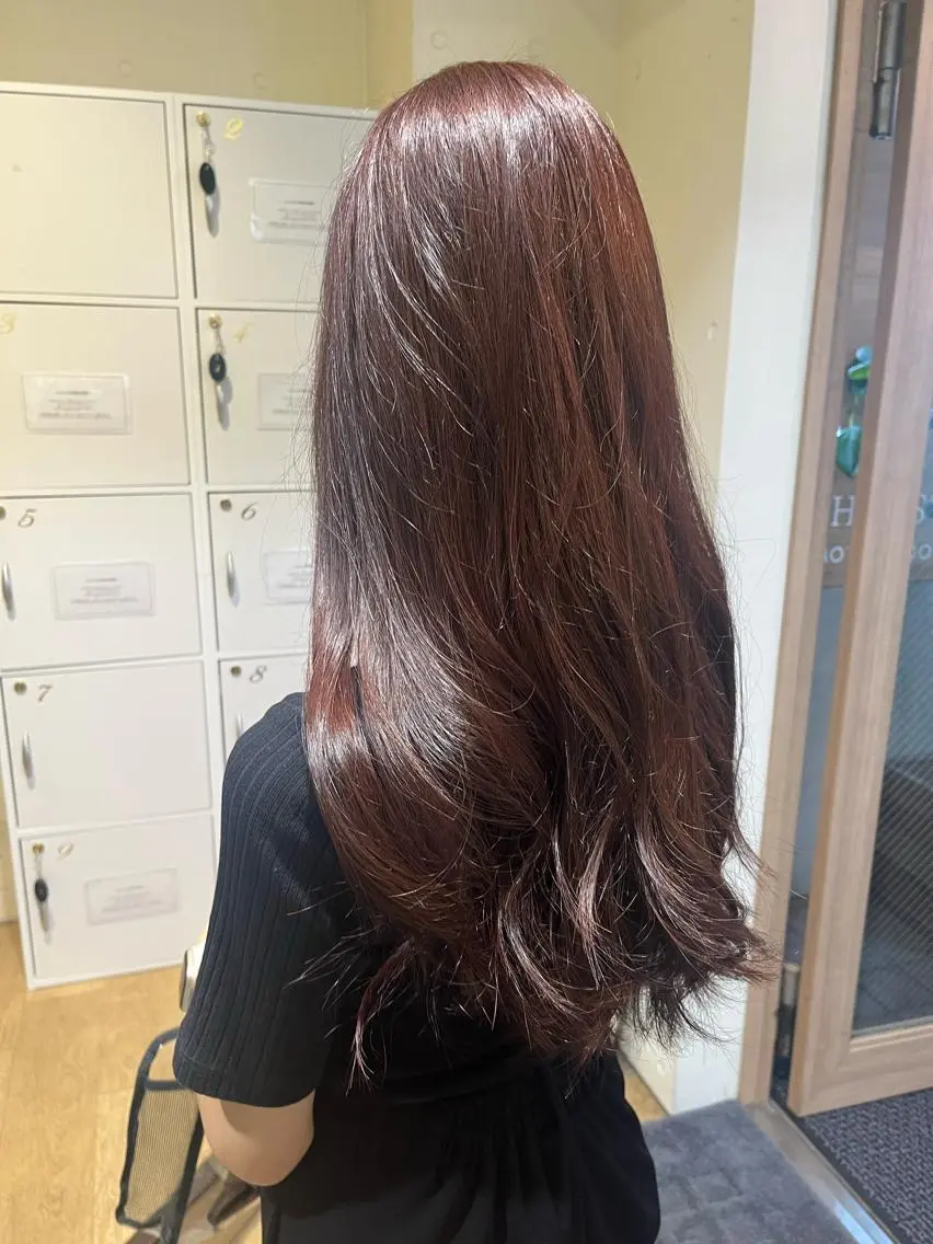 カラー ベージュカラー ピンクカラー ピンクベージュ 新宿/美髪/髪質改善 🫧リョウ🫧のヘアスタイル