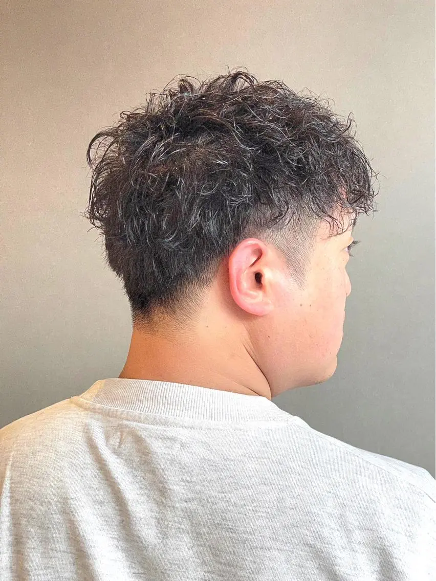 ショート メンズ メンズパーマ 今野 祐香里のヘアスタイル