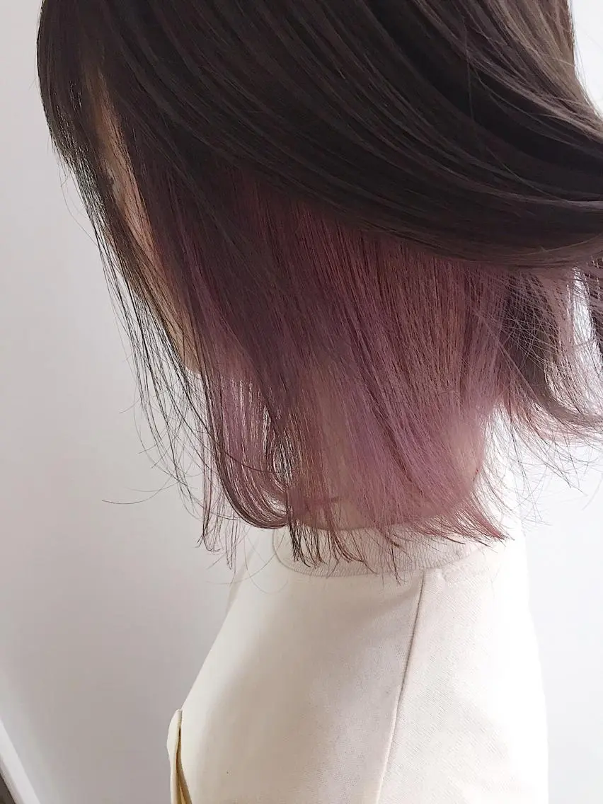 ミディアム カラー ヘアアレンジ ブリーチ ケアブリーチ ダークグレー ダークグレージュ グレージュ ✨ハイクオリティ✨ 山本香也のヘアスタイル