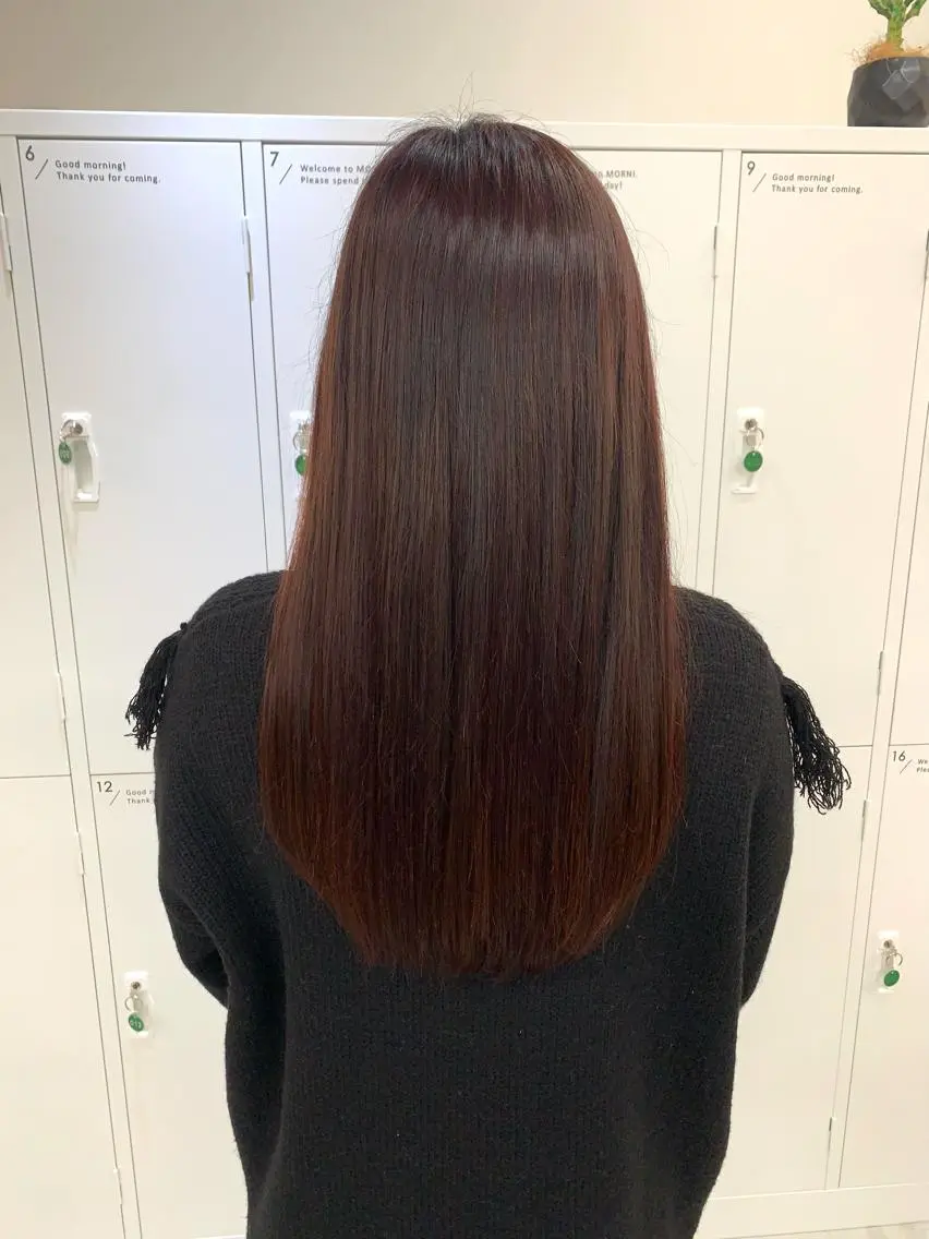 ロング カラー ブリーチ ブリーチなしカラー 神原 茉依🩰🪩のヘアスタイル