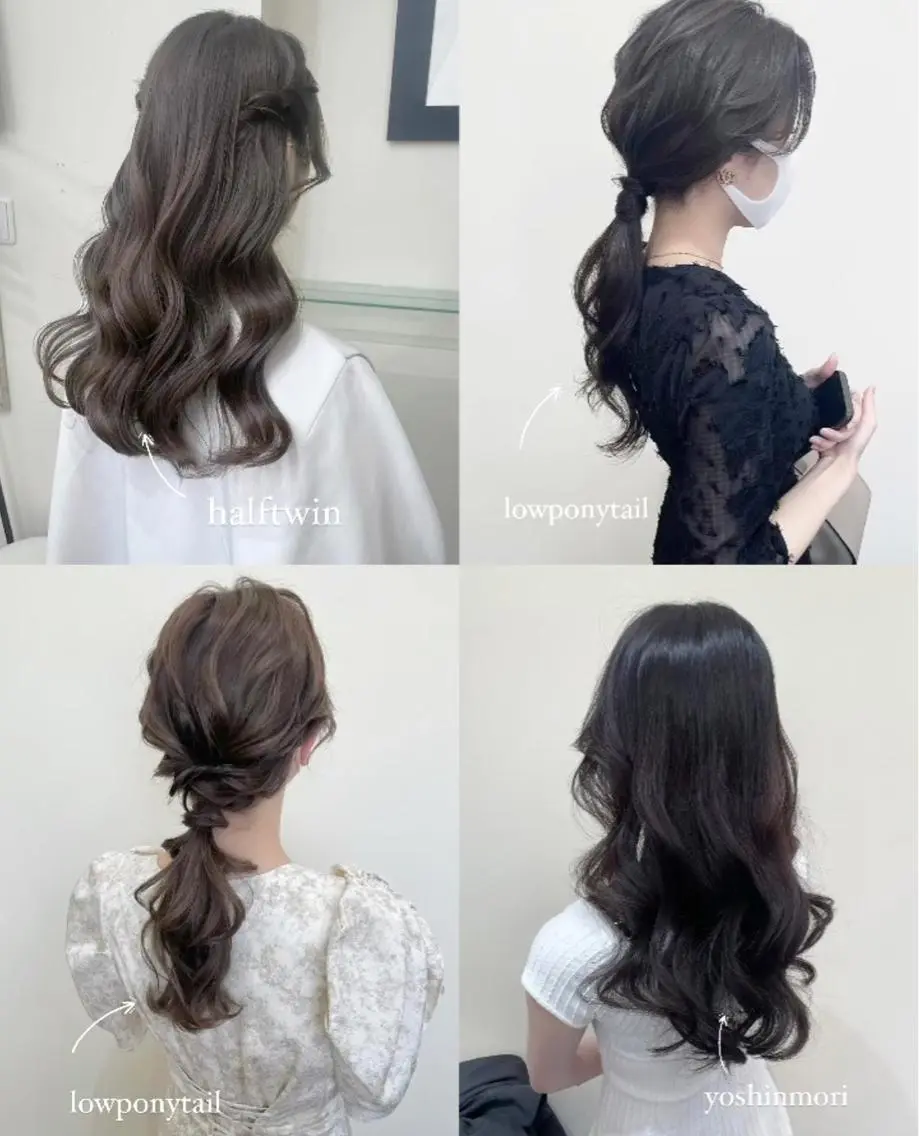 ロング ヘアアレンジ ヘアセット ヘアメイク new meのヘアスタイル